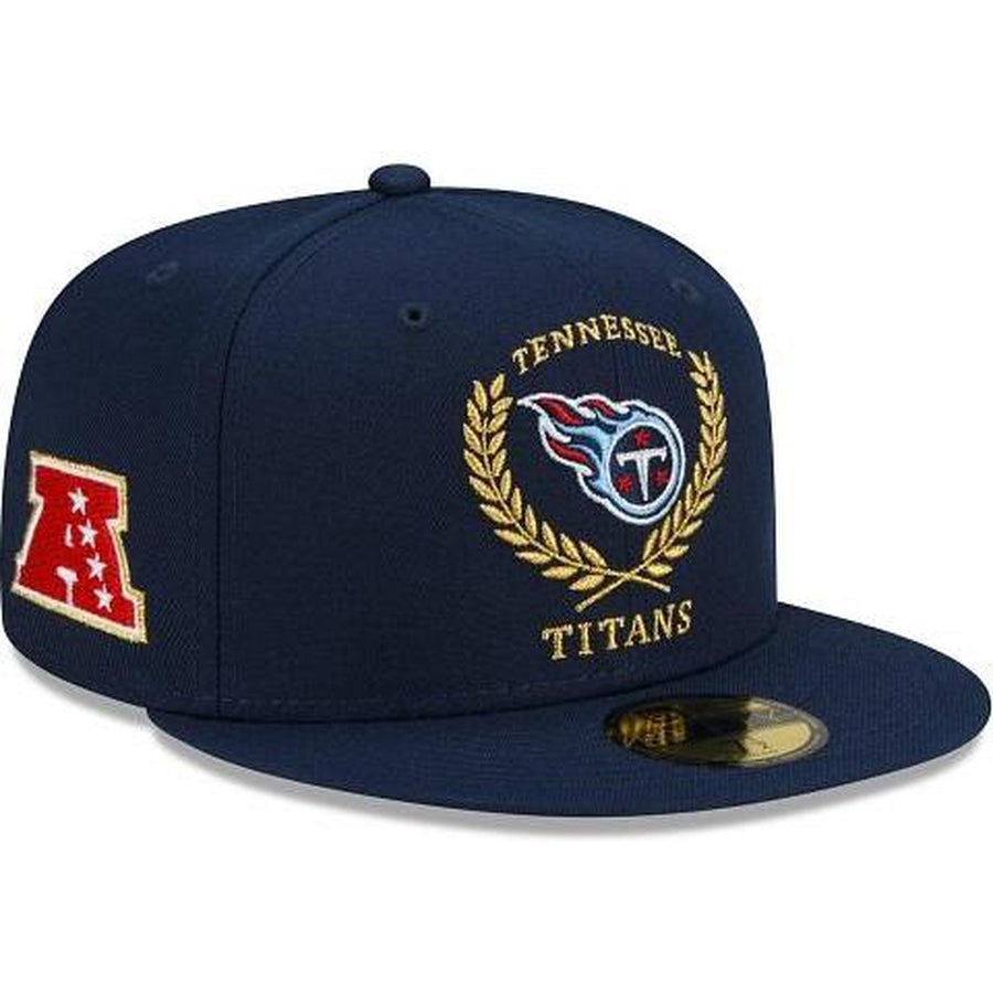 New Era Tennessee Titans Gold Classic 59fifty Fitted Hat