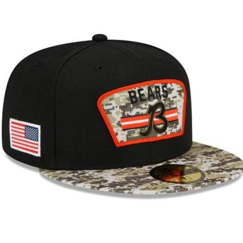 New Era Chicago Bears Salute To Service 2021 59FIFTY Fitted Hat