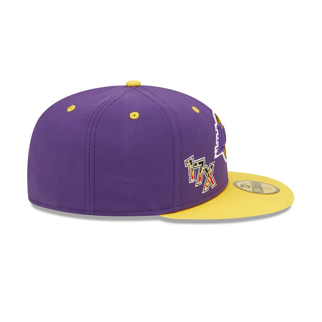 New Era Los Angeles Lakers Fire 2022 59FIFTY Fitted Hat