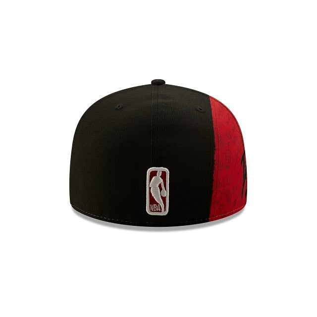 New Era Portland Trail Blazers Side City Doodle 2022 59fifty Fitted Hat