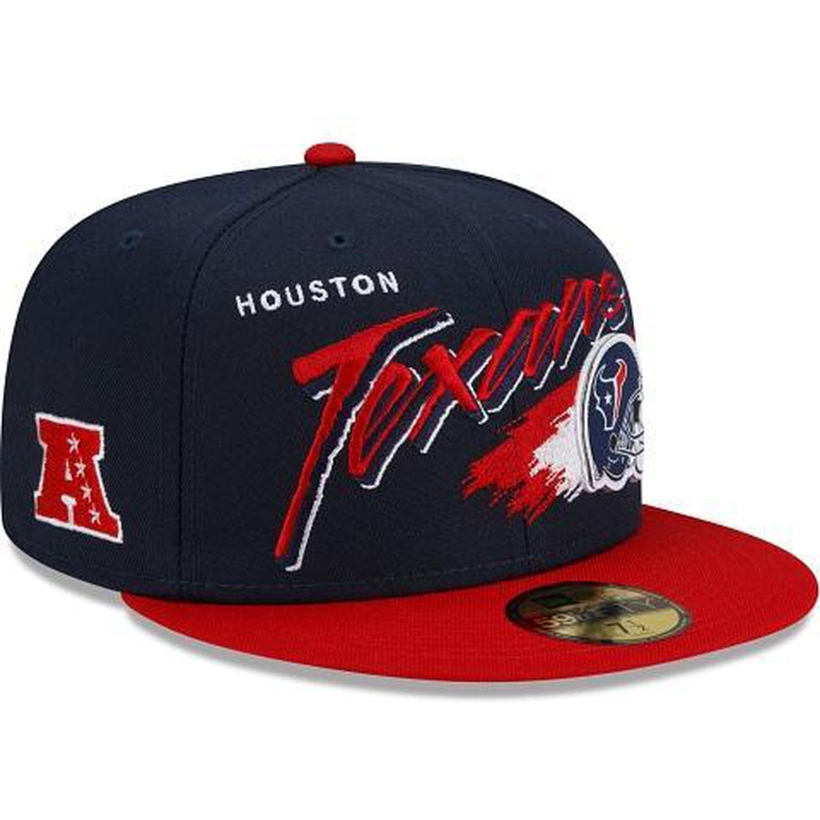 New Era Houston Texans Helmet 59fifty Fitted Hat