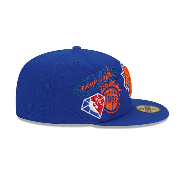 New Era New York Knicks Back Half 2022 59FIFTY Fitted Hat