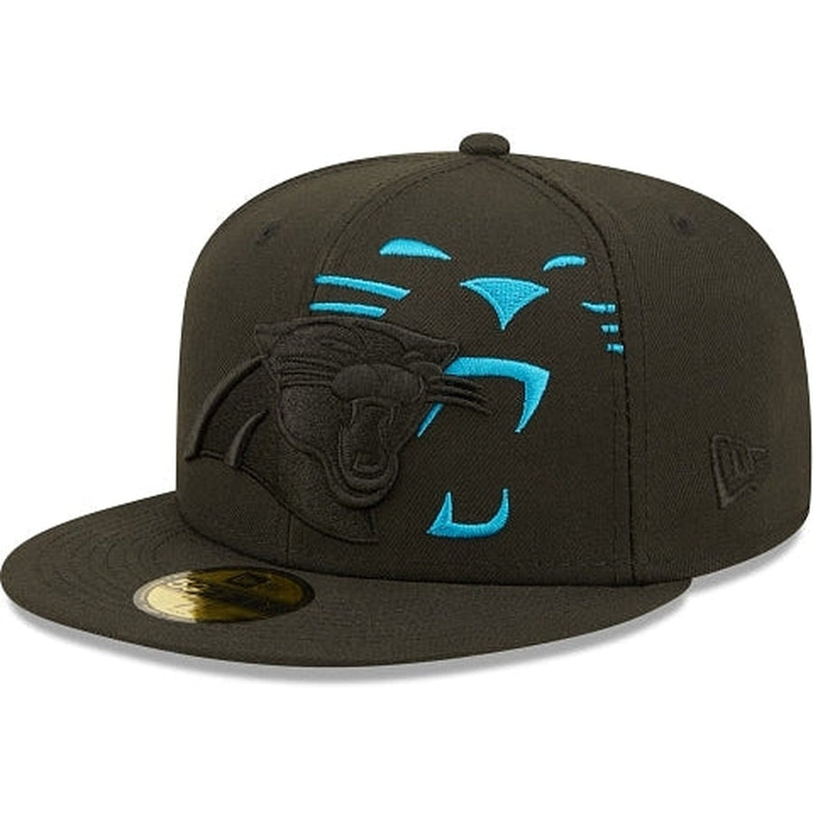 New Era Carolina Panthers Logo Feature 2022 59FIFTY  Fitted Hat