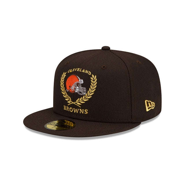 New Era Cleveland Browns Gold Classic 59fifty Fitted Hat