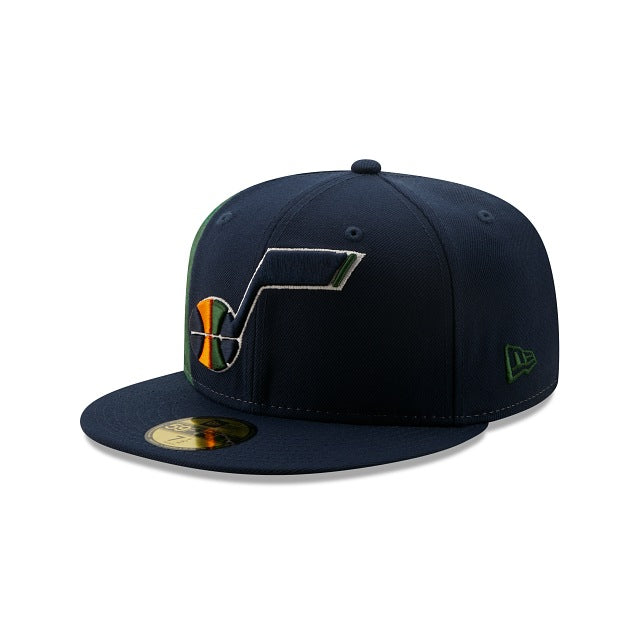 New Era Utah Jazz Side City Doodle 2022 59fifty Fitted Hat