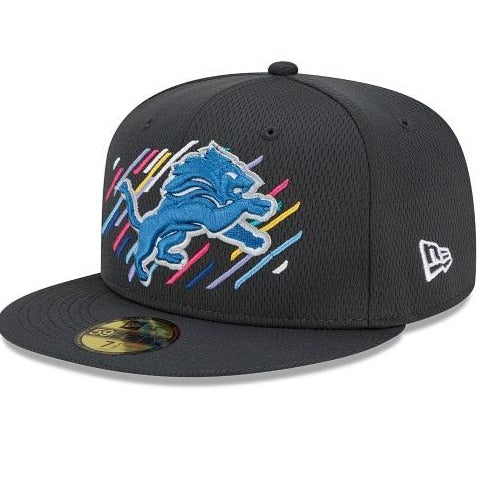 New Era Detroit Lions Crucial Catch 2021 59FIFTY Fitted Hat