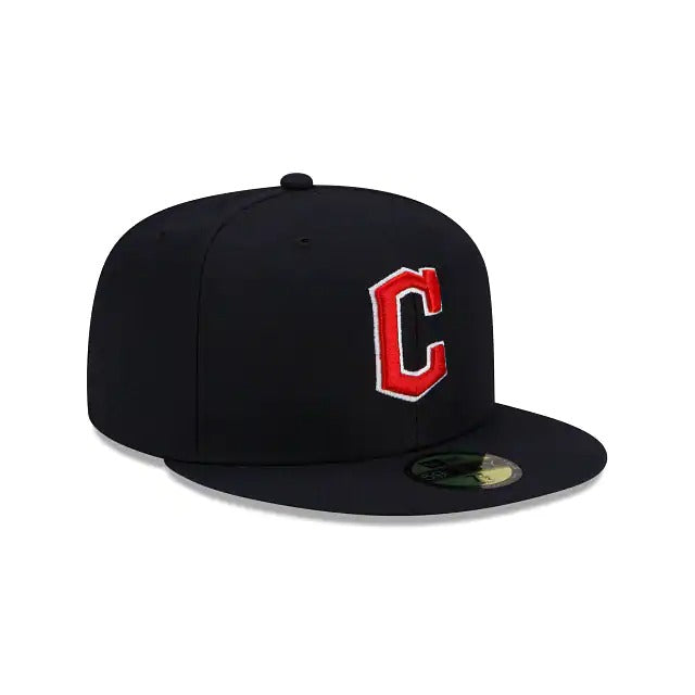 New Era Cleveland Guardians Authentic Collection Road 2022 59FIFTY Fitted Hat