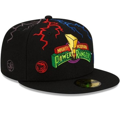 New Era Mighty Morphin Power Rangers Black 59FIFTY Fitted Hat