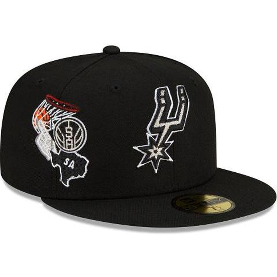 New Era San Antonio Spurs Fan Out 59fifty Fitted Hat