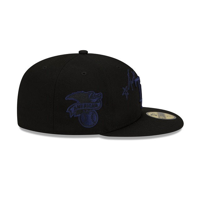 New Era Tampa Bay Rays Cursive 59fifty Fitted Hat