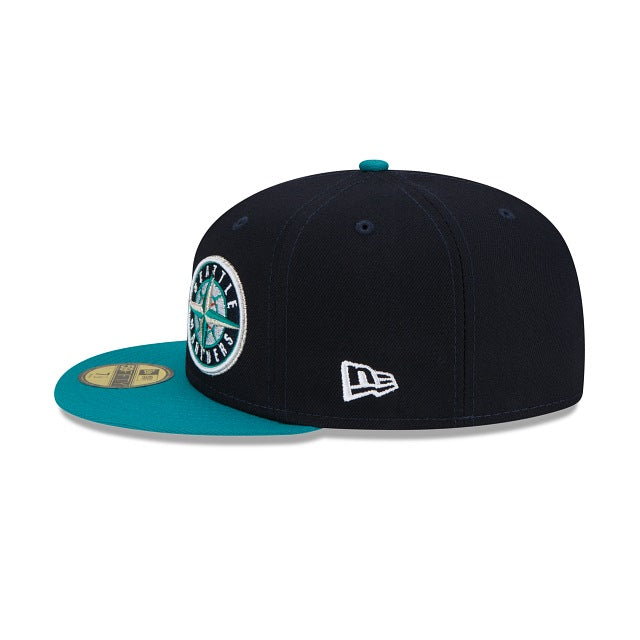 New Era Seattle Mariners Double Logo 2022 59FIFTY Fitted Hat