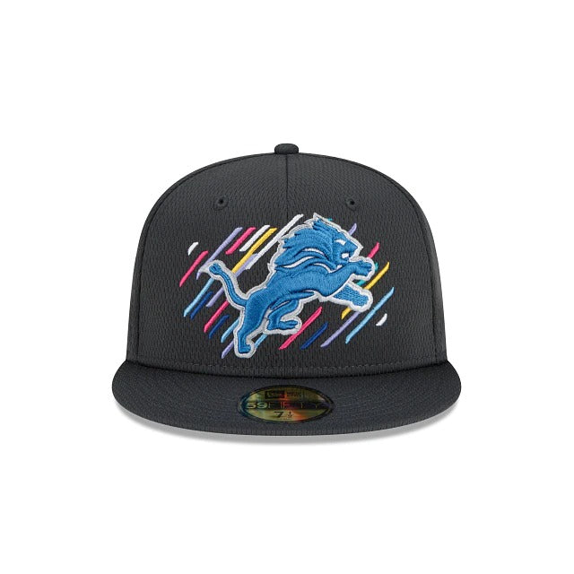 New Era Detroit Lions Crucial Catch 2021 59FIFTY Fitted Hat