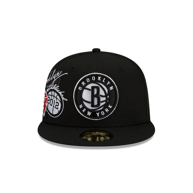 New Era Brooklyn Nets Back Half 2022 59FIFTY Fitted Hat