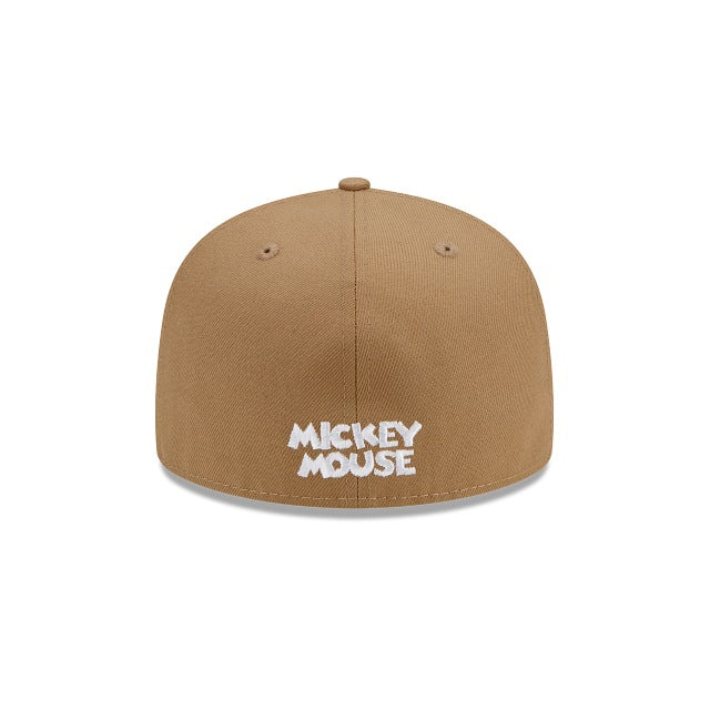 New Era Mickey Mouse Letterman Khaki/White 2021 59FIFTY Fitted Hat