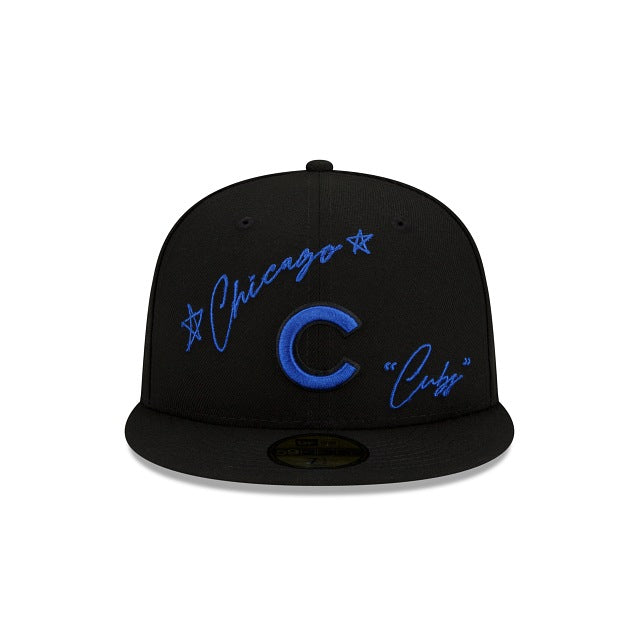 New Era Chicago Cubs Cursive 59fifty Fitted Hat