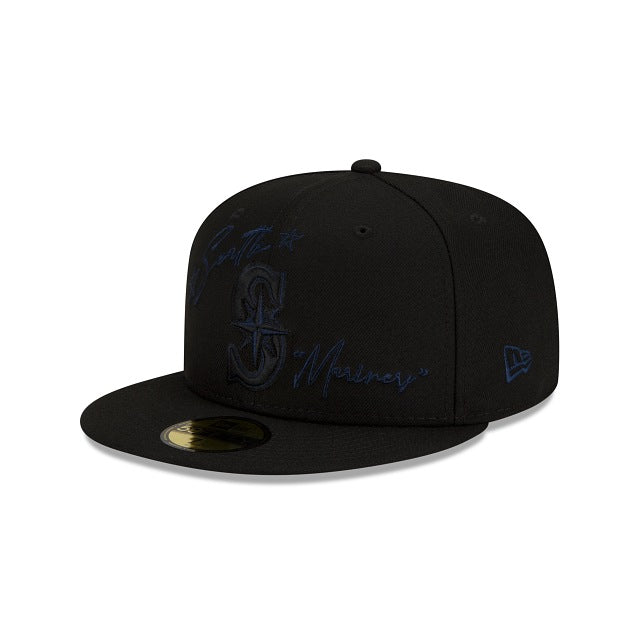 New Era Seattle Mariners Cursive 59fifty Fitted Hat