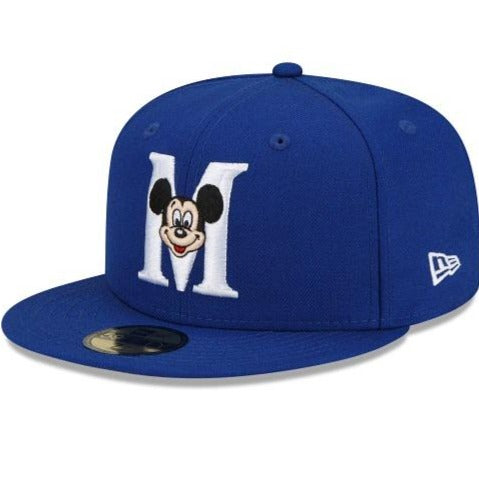 New Era Mickey Mouse Letterman Royal Blue/White 2021 59FIFTY Fitted Hat