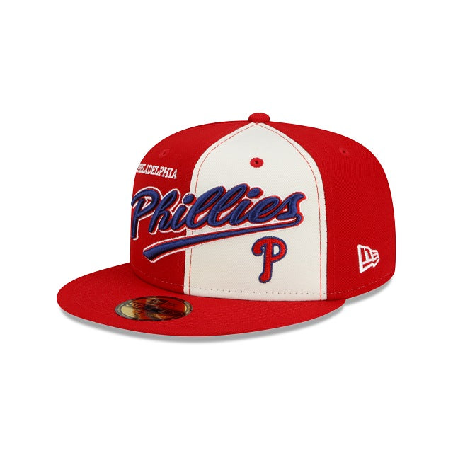 New Era Philadelphia Phillies Split Front 59fifty Fitted Hat