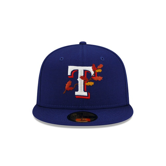 New Era Texas Rangers Leafy Front 59Fifty Fitted Hat
