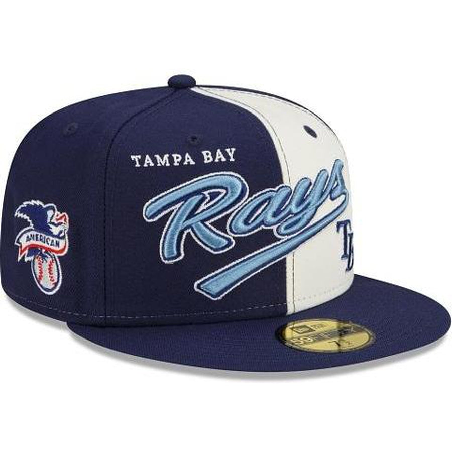 New Era Tampa Bay Rays Split Front 59fifty Fitted Hat