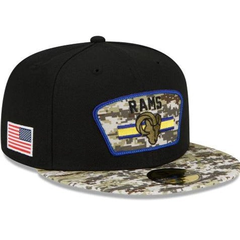 New Era Los Angeles Rams Salute To Service 2021 59FIFTY Fitted Hat