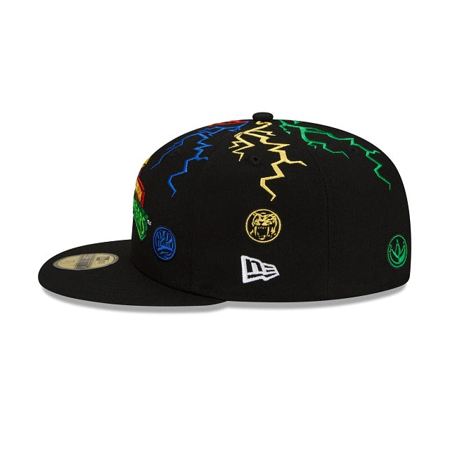 New Era Mighty Morphin Power Rangers Black 59FIFTY Fitted Hat
