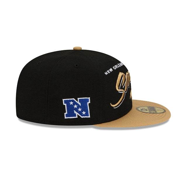 New Era New Orleans Saints Helmet 59fifty Fitted Hat