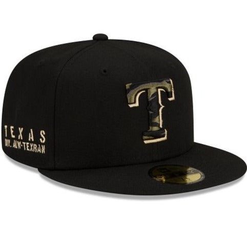 New Era Texas Rangers Tiger Camo Undervisor 59FIFTY Fitted Hat