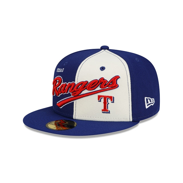 New Era Texas Rangers Split Front 59fifty Fitted Hat