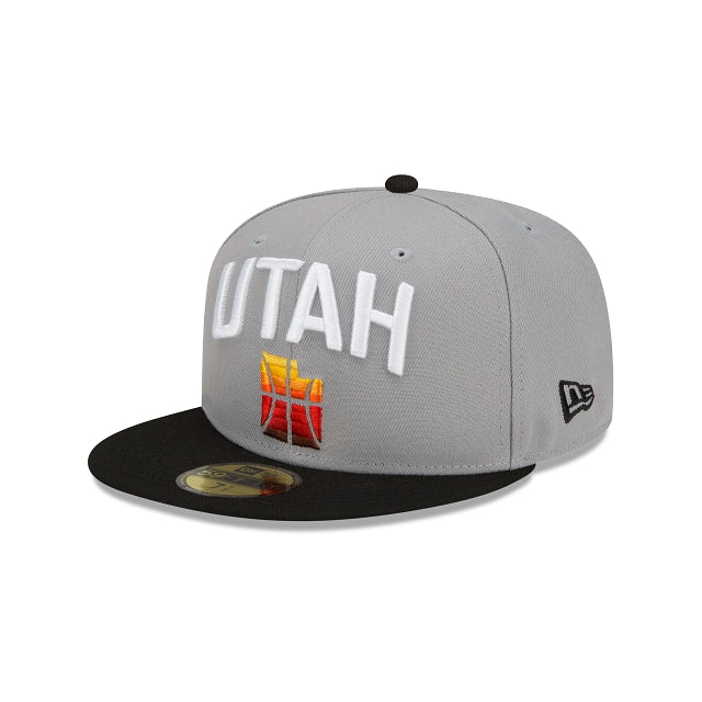 New Era Utah Jazz City Edition Gray 2022 59FIFTY Fitted Hat