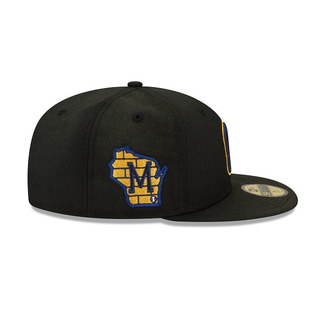 New Era Milwaukee Brewers Sun fade 59FIFTY Fitted Hat