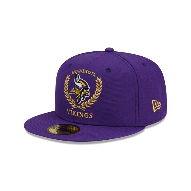 New Era Minnesota Vikings Gold Classic 59fifty Fitted Hat