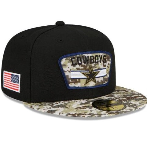 New Era Dallas Cowboys Salute To Service 2021 59FIFTY Fitted Hat