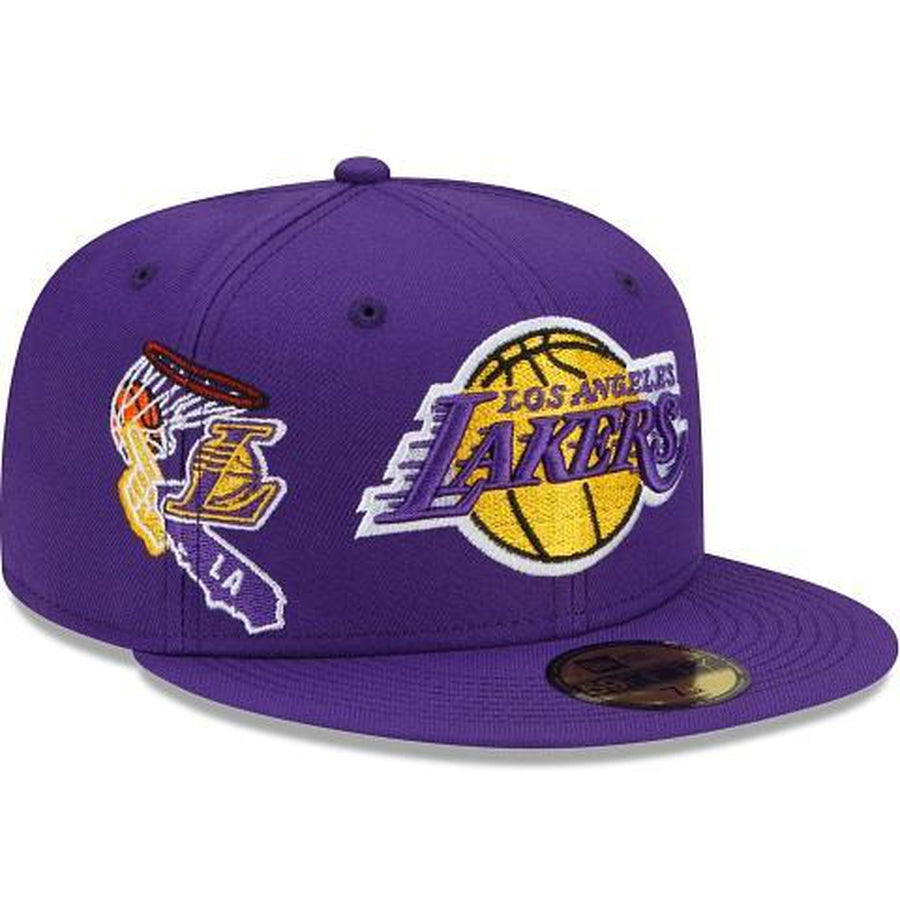 New Era Los Angeles Lakers Fan Out 59fifty Fitted Hat