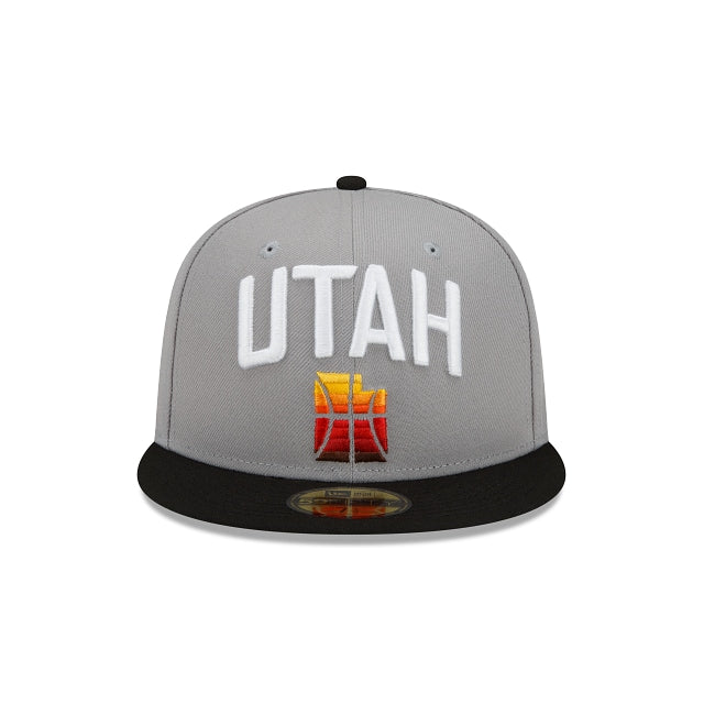 New Era Utah Jazz City Edition Gray 2022 59FIFTY Fitted Hat