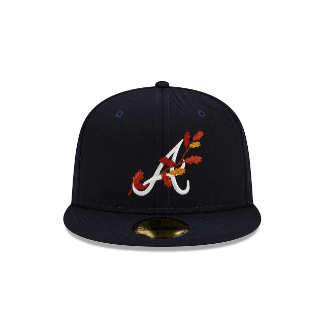 New Era Atlanta Braves Leafy Front 59Fifty Fitted Hat