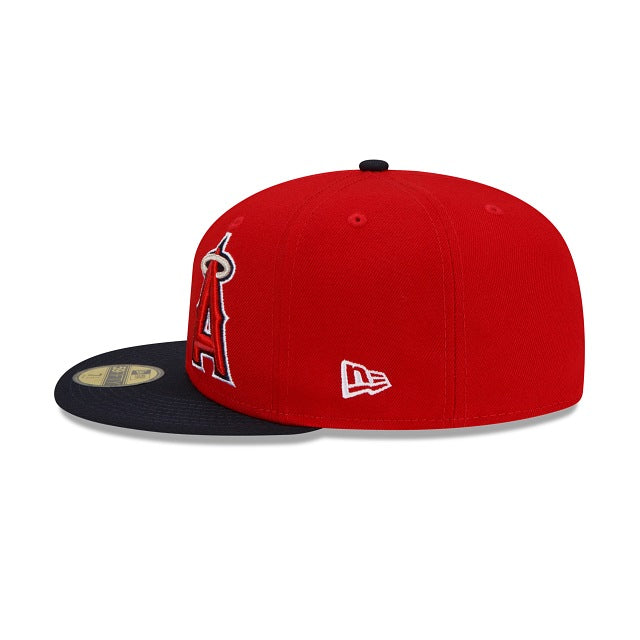 New Era Los Angeles Angels Double Logo 2022 59FIFTY Fitted Hat