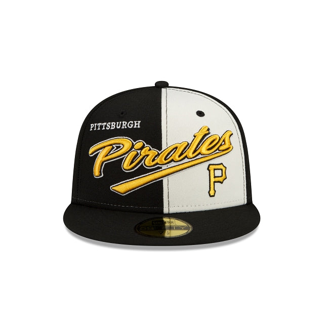 New Era Pittsburgh Pirates Split Front 59fifty Fitted Hat