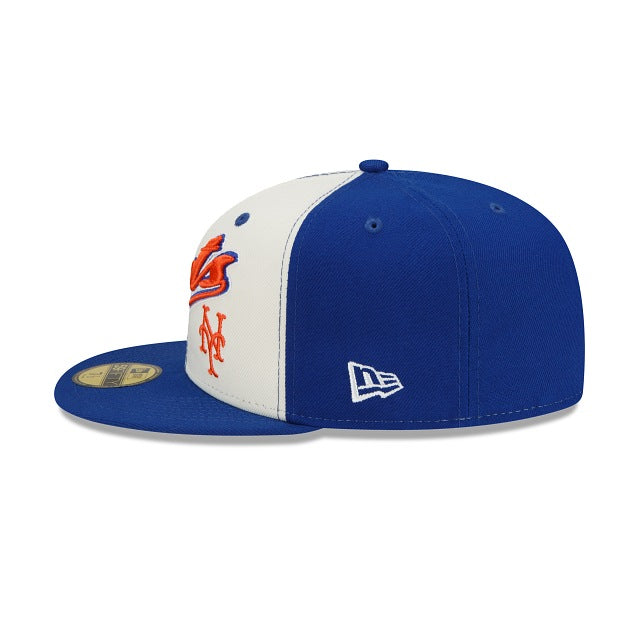 New Era New York Mets Split Front 59fifty Fitted Hat