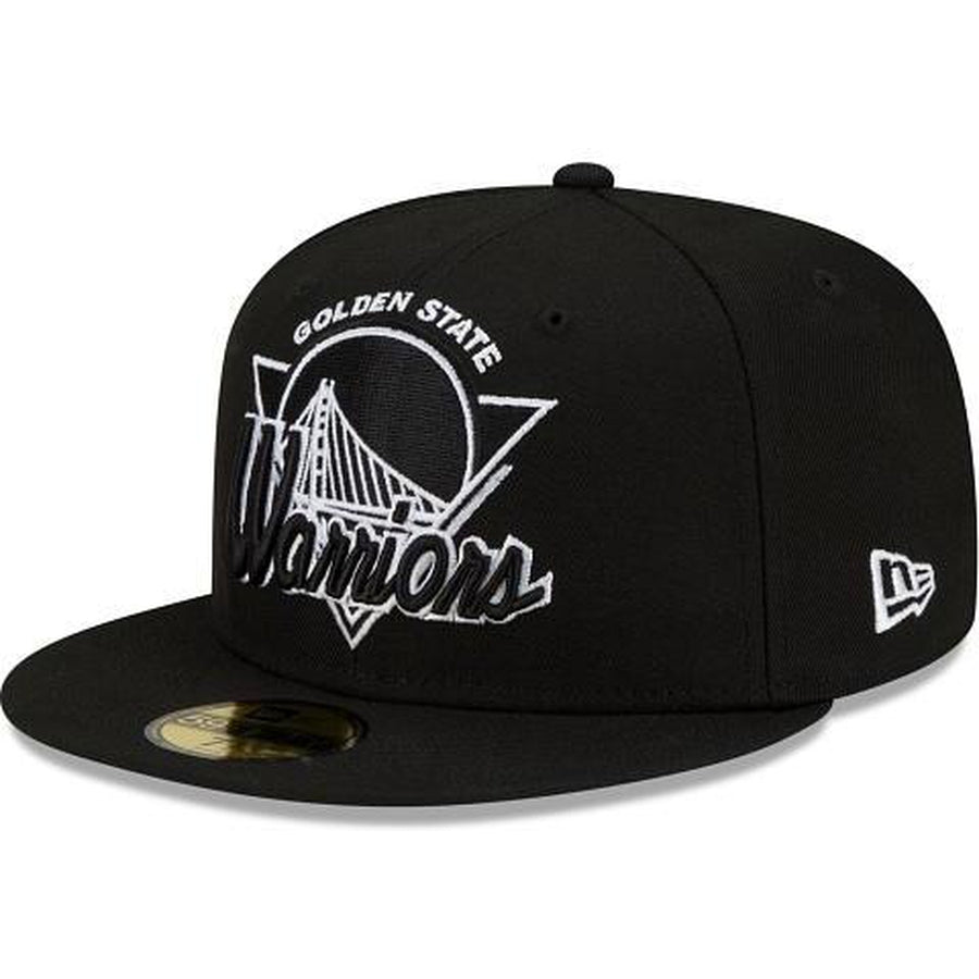 New Era Golden State Warriors Tip Off Black 59Fifty Fitted Hat
