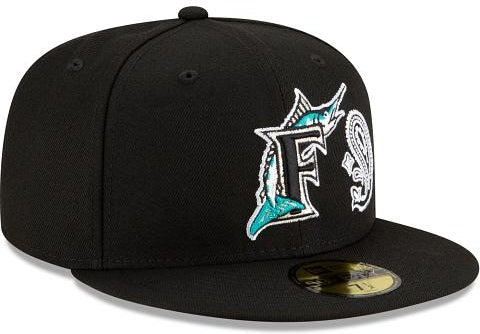 New Era 
						Florida Marlins Patchwork Undervisor 59fifty Fitted Hat