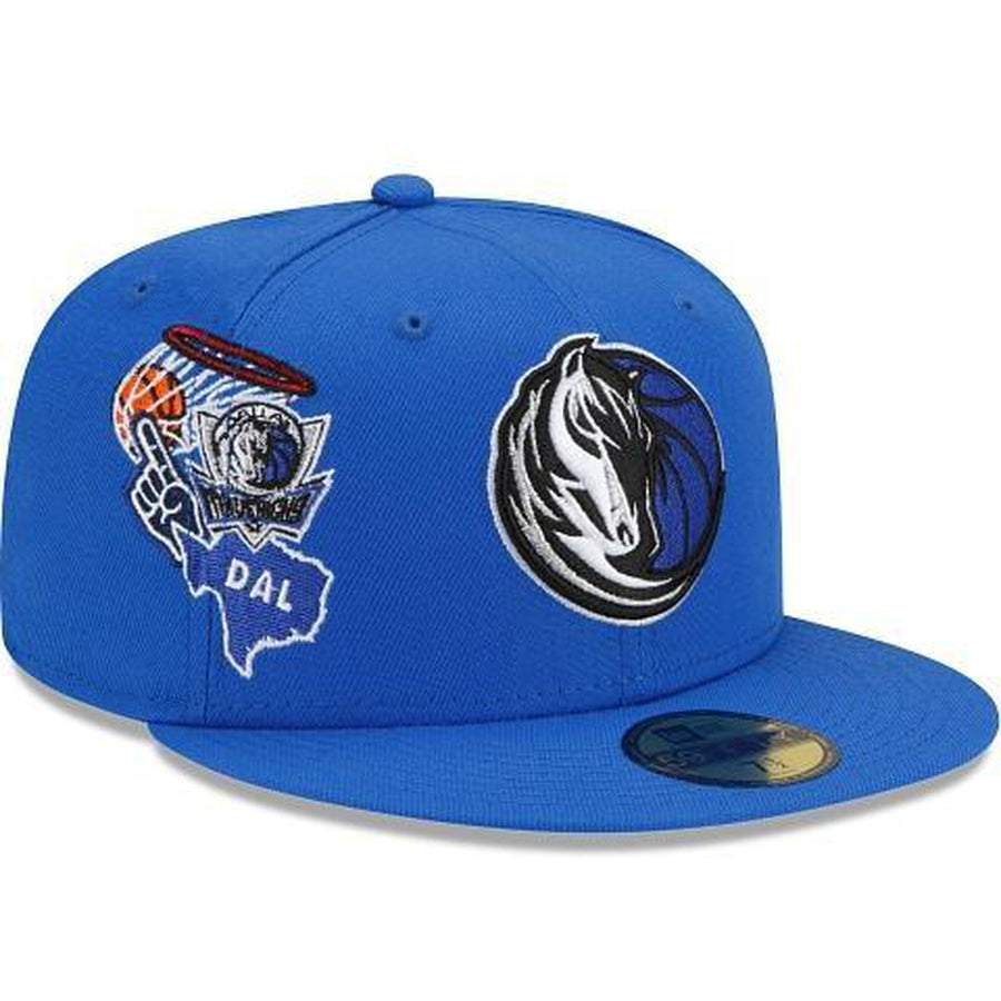 New Era Dallas Mavericks Fan Out 59fifty Fitted Hat