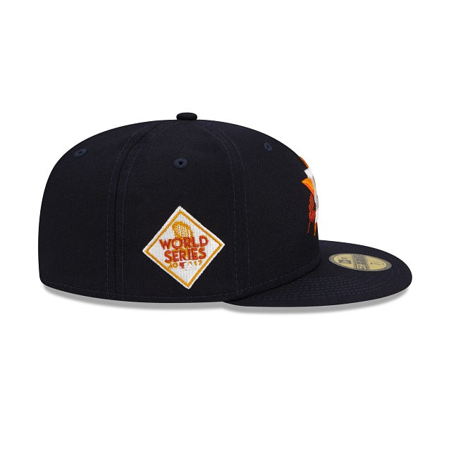 New Era Houston Astros Leafy Front 59Fifty Fitted Hat