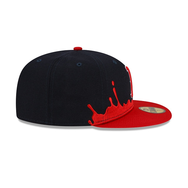 Red Drip Hat New Era Boston Red Sox Drip Front 59fifty Fitted Hat