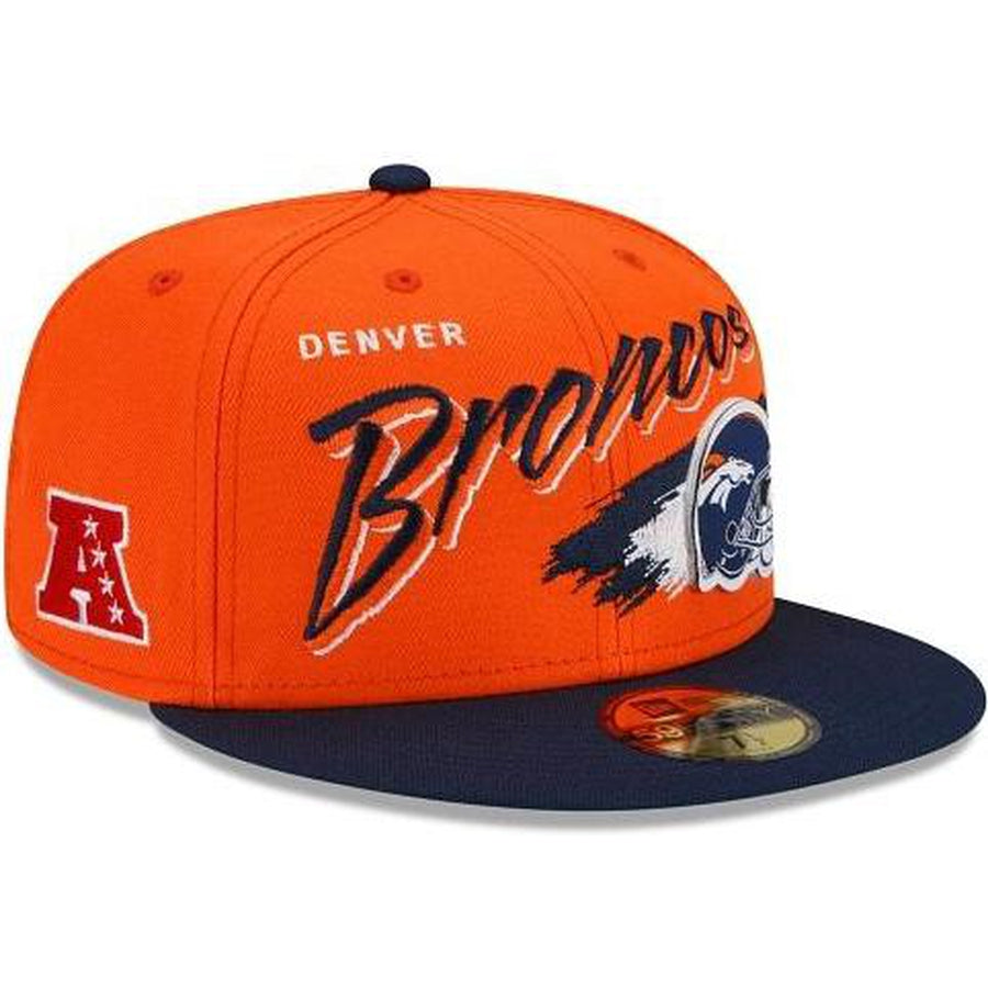 New Era Denver Broncos Helmet 59fifty Fitted Hat