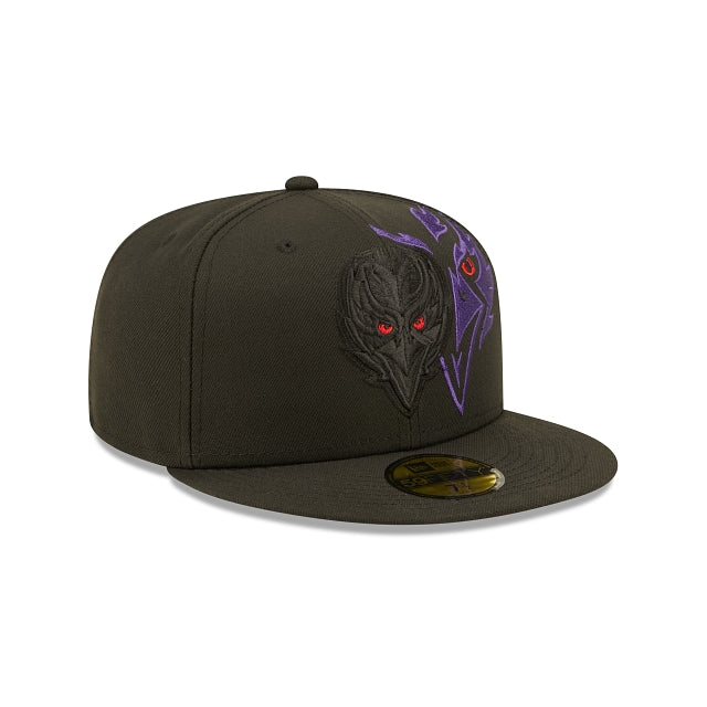 New Era Baltimore Ravens Logo Feature 2022 59FIFTY Fitted Hat