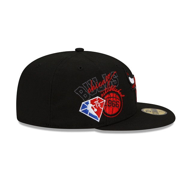 New Era Chicago Bulls Back Half 2022 59FIFTY Fitted Hat
