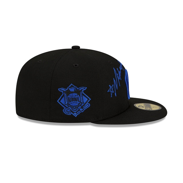 New Era Milwaukee Brewers Cursive 59fifty Fitted Hat