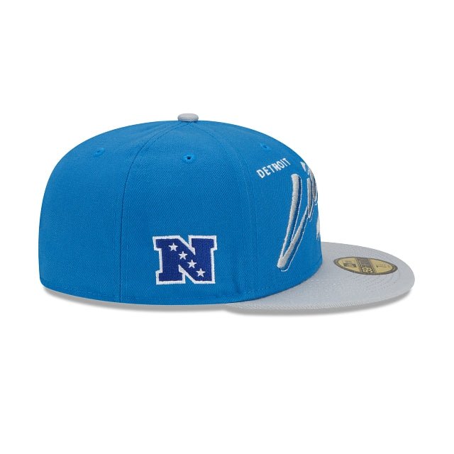 New Era Detroit Lions Helmet 59fifty Fitted Hat
