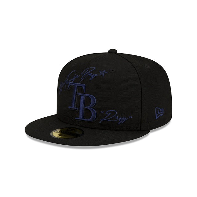 New Era Tampa Bay Rays Cursive 59fifty Fitted Hat